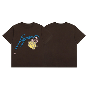2025 caliente verano marca de alta calidad American Hip Hop Tee <span class=keywords><strong>Travis</strong></span> camiseta diseño de moda Logo personalizado camiseta Streetwear para hombres - Product Image 3