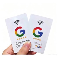 Carte de visite NFC pour les réseaux sociaux (Facebook, TikTok), carte RFID à puce, carte NFC pour les avis Google