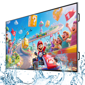 Écran d'affichage LCD extérieur HUSHIDA 65 75 86 pouces HD 1000 nits, résistant à l'eau, télévision, affichage extérieur - Product Image 2