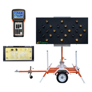 Señal de Tráfico con Flecha Solar, Altura Ajustable y Pantalla LED para Advertencia en Obras Viales - Product Image 4