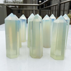 Torre Opalite Opalite bianca del punto della bacchetta di alta qualità all'ingrosso per la decorazione curativa - Product Image 6