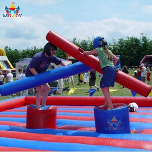 WINWAYTOYS Château gonflable de combat de gladiateurs - Matériel PVC portable pour usage commercial en extérieur, unisexe, 3 ans et plus - Product Image 6