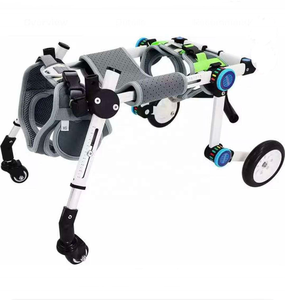 Silla de Ruedas para <span class=keywords><strong>Perros</strong></span> de Alta Calidad, Vehículo de Asistencia para <span class=keywords><strong>Perros</strong></span> con Discapacidad, Silla de Ruedas para Recuperación de Extremidades Traseras, de 2 y 4 Ruedas - Product Image 4