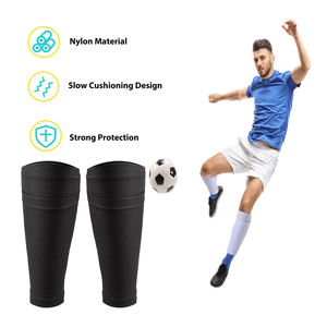 足球护腿袜子腿部性能支撑足球压缩小腿袖子，带口袋，可容纳护腿垫 - Product Image 5