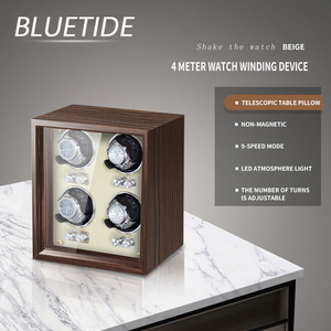 Boîte à <span class=keywords><strong>remontoir</strong></span> <span class=keywords><strong>automatique</strong></span> en bois <span class=keywords><strong>pour</strong></span> 4 montres, <span class=keywords><strong>remontoir</strong></span> vertical <span class=keywords><strong>automatique</strong></span> à vitesse réglable <span class=keywords><strong>pour</strong></span> montres mécaniques - Product Image 4