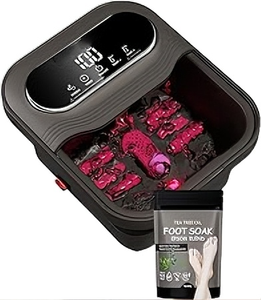 Bain de <span class=keywords><strong>pieds</strong></span> électrique chauffant rapide pliable avec jets d'eau, spa pour les <span class=keywords><strong>pieds</strong></span>, masseur, favorise la circulation sanguine - Product Image 1