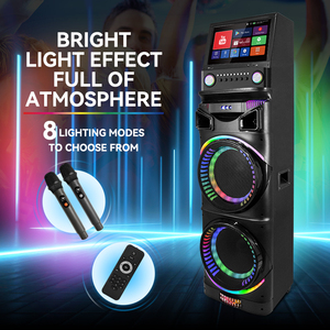 Altavoz <span class=keywords><strong>Subwoofer</strong></span> Privado con Pantalla de 2*<span class=keywords><strong>12</strong></span> <span class=keywords><strong>Pulgadas</strong></span>, Altavoz Karaoke, Altavoz Bluetooth para Fiestas con Luz LED - Product Image 3