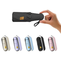 Parapluie manuel mini capsule 5 plis avec logo personnalisé |   Parapluie de poche coupe-vent à 8 baleines, tige en alliage, étui en EVA, cadeau d'entreprise haut de gamme