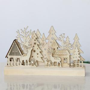 2024 New Item 6L Warm White <b>LED</b> MDF Deer and <b>Tree</b> Light for Christmas Holiday Party Decoration - Product Image 4