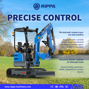 Rippa minibagger Trái Đất di chuyển máy móc Mini escavator 1800kg thủy lực nhỏ <span class=keywords><strong>Digger</strong></span> <span class=keywords><strong>1.8</strong></span> tấn Mini Máy xúc để bán - Product Image 6