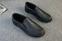 Nouvelles Chaussures Décontractées Homme à Enfiler en Polyuréthane Polyvalentes Tendance Plateformes Baskets Habillées Mocassins Respirantes Style Coréen