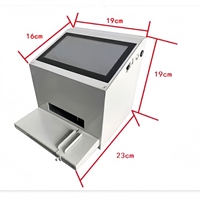 Impresora de Inyección de Tinta Estática de Escritorio 4POLETECH de 7 Pulgadas con Pantalla Táctil de 600dpi, Máquina de Codificación de Códigos QR, Fechas de Caducidad y Logotipos