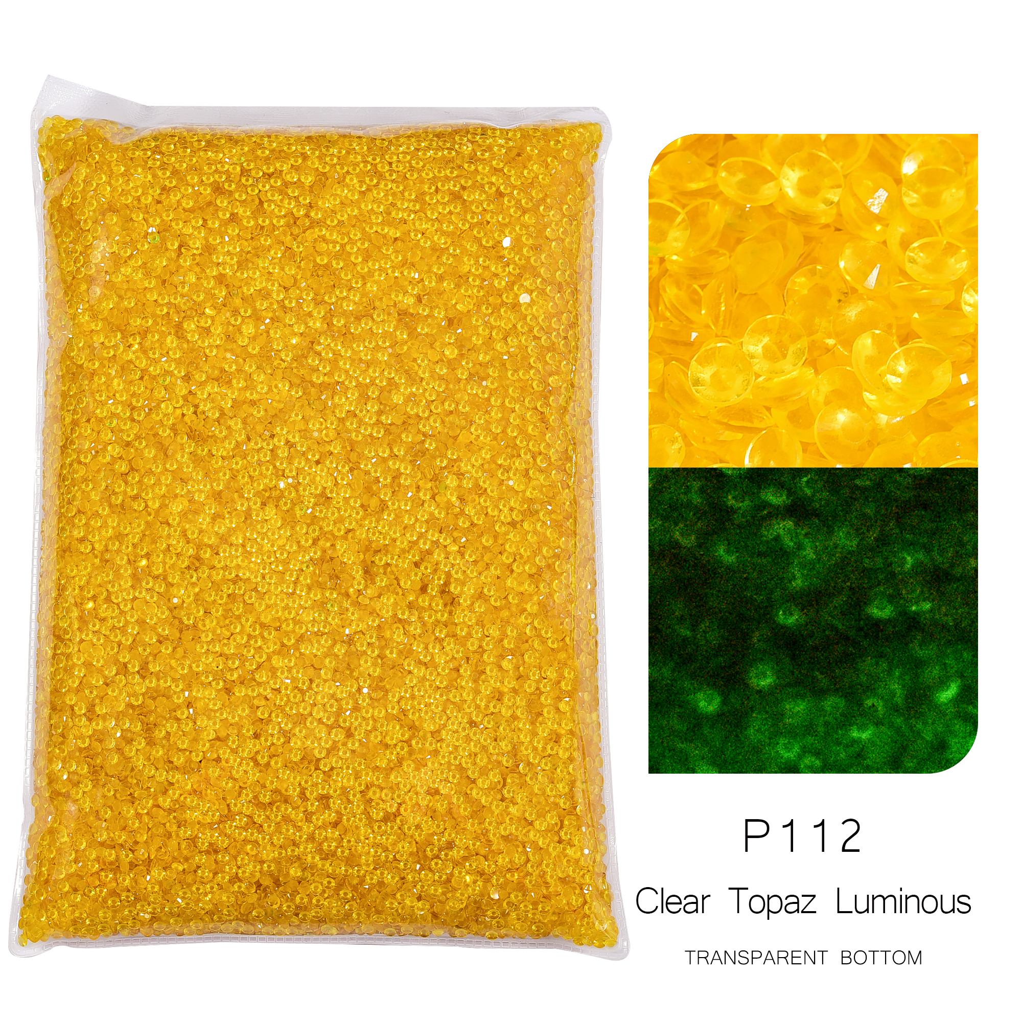 Topaze claire lumineuse