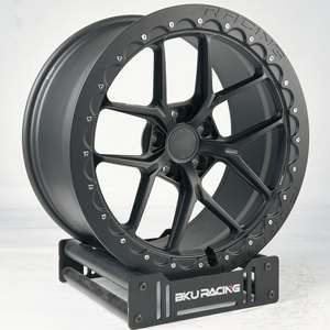 Jantes Beadlock KW 5x120.65 Drag 17 18 19 pouces Roues noires en alliage d'aluminium forgé sur mesure pour <span class=keywords><strong>Corvette</strong></span> C4 <span class=keywords><strong>C5</strong></span> C6 C7 C8 <span class=keywords><strong>Z06</strong></span> - Product Image 6