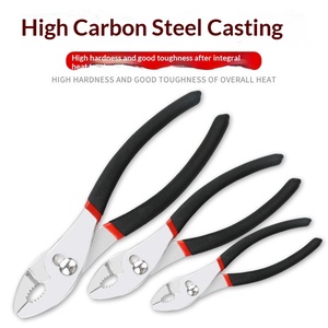 <span class=keywords><strong>คีม</strong></span>ปากหยักเหล็กกล้าคาร์บอนขนาด 8 นิ้ว แบบ OEM ปรับแต่งได้ พร้อมด้ามจับเคลือบพลาสติก จับได้หลายทิศทาง - Product Image 2