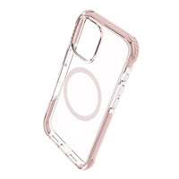 Coque de protection antichoc Echo Wave Plus Design pour iPhone 16 17 Plus, étui de téléphone transparent, coque rose fantaisie