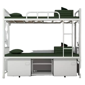 Lit superposé en métal HUIYANG à bas prix pour adultes ou étudiants lits en dortoir letto a <span class=keywords><strong>castello</strong></span> - Product Image 1