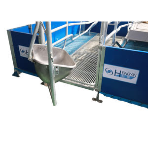 กรงคลอดสุกร HENGYIN รุ่นใหม่ ยอดนิยม ทนทานต่อการกัดกร่อน ผลิตจากเหล็กชุบสังกะสีแบบจุ่มร้อน ผิวเรียบ นุ่มสบาย ครบครัน - Product Image 5