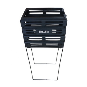 Panier à balles de tennis portable et léger à roulettes, porte-balles de pickleball et de tennis avec utilisation sportive, fabriqué en plastique et en métal - Product Image 4