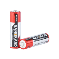 Nangrand Line Iec E91 3000mah 3x1.5v 1.5 Volt Lr6 No.5 Aa Taille Am3 1.5 v Piles super alcalines Pile sèche OEM Service 5 ans