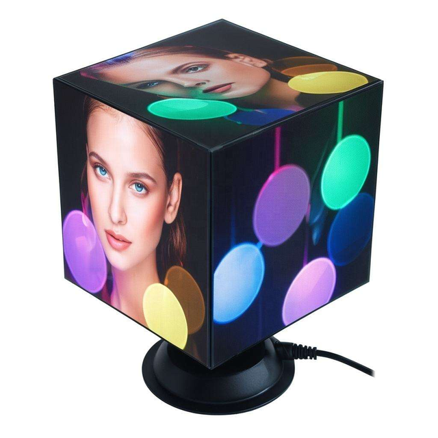 Square Rubiks Cube Display Panel IP65 Waterproof 5 Sided P3 P3.91 Outdoor Cube LED Screen