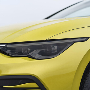 2 Pcs pellicola protettiva per fari <span class=keywords><strong>auto</strong></span> luce anteriore trasparente nero affumicato TPU adesivo per <span class=keywords><strong>Volkswagen</strong></span> VW Golf 8 MK8 2020 2021 - Product Image 5