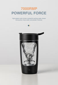Botella Mezcladora Portátil de 650 ml <span class=keywords><strong>para</strong></span> Proteínas, Vaso Mezclador Eléctrico Recargable por USB, <span class=keywords><strong>para</strong></span> Beber Directamente, <span class=keywords><strong>para</strong></span> Gimnasio y Negocios al Aire Libre - Product Image 4