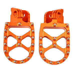 High Precision CNC Machined 6061 Aluminum Dirt Bike Foot Pegs Anodized Off Road Motorcycle Components Manufacturer - Product Image 4