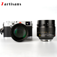7artisans 75mm F1.25 Portrait Objectif Leica M-mount pour Appareil Photo Leica M-M M240 M3 M5 M6 M7 M8 M9 M9P M10