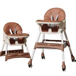 Sillas altas 3 en 1 para bebés, <span class=keywords><strong>trona</strong></span> portátil <span class=keywords><strong>de</strong></span> <span class=keywords><strong>viaje</strong></span> <span class=keywords><strong>plegable</strong></span> <span class=keywords><strong>de</strong></span> plástico para alimentación, <span class=keywords><strong>trona</strong></span> portátil ligera - Product Image 2