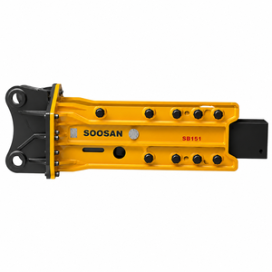 For SB151 Top Type <b>Hydraulic</b> <b>Breaker</b> Yellow for 40-55 Ton Excavators 1 Year Warranty Mining & Heavy Duty Use - Product Image 1