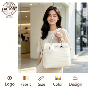 Bolso de Mano para Portátil de Nailon con Múltiples Bolsillos, Funda Protectora para Portátil, para Viajes de Negocios, Universidad, Aire Libre, Simple, Elegante, OEM - Product Image 3