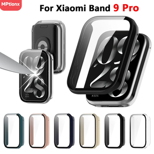 Funda de <span class=keywords><strong>reloj</strong></span> Forwelleny para <span class=keywords><strong>Xiaomi</strong></span> <span class=keywords><strong>Mi</strong></span> <span class=keywords><strong>Band</strong></span> 9 Pro, Protector de pantalla de vidrio templado, accesorios duros para PC - Product Image 1