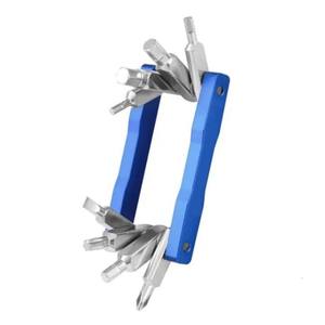 Outils de réparation de vélo, ensemble de réparation et de démontage multifonctionnel 8 en 1 pour VTT, tournevis hexagonal, clé - Product Image 1