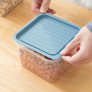 1.5L Plastic Containers For Food Pantry Kitchen Organizers Airtight Plastic Cereal Container Box