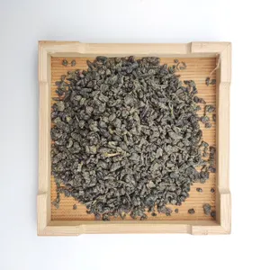Popular 100% Raw No Additives Organic EU Standard Camellia Sinensis Gunpowder 9372 Green Tea Leaves 100% Raw From China