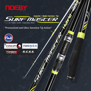 قصبة صيد Noeby Surf Master للرمي الطويل 14 قدمًا (4.25 متر) مكونة من 3 قطع بمكونات FUJI موديل 4253 - Product Image 1