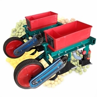 2/3/4 semoir précis de haricot de maïs de double rangée pour le tracteur de marche