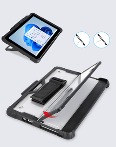 Étui transparent pour tablette pour Microsoft Surface Pro 10 9 8 7 6 5 Go 4 3 2 Protéger avec dragonne ALF 136 Laudtec - Product Image 2