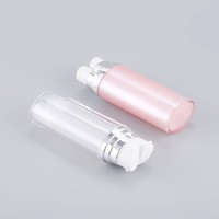 Vente en gros de flacons cosmétiques sans air à double compartiment de 10 ml, 20 ml, 30 ml, emballage sans air