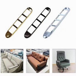 Decoraciones para Reposabrazos de Sofá Estilo Europeo, Aluminio Electrochapado en Negro, Plateado y Dorado, Accesorios Duraderos para Muebles - Product Image 1