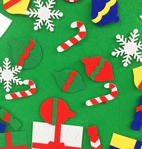 Giá Bán Buôn 2025 Thiết Kế Mới Cảm Thấy Cây Giáng Sinh Giáng Sinh Cảm Thấy Bông Tuyết Trang Trí Tùy Chỉnh Phong Cách - Product Image 4