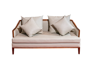 Canapé Chesterfield 2 places durable en bois massif Midcentury Modern Design Apartment Living Room Decorative Furniture - Product Image 2