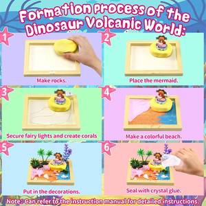 Créez votre propre monde <span class=keywords><strong>de</strong></span> conte <span class=keywords><strong>de</strong></span> fées <span class=keywords><strong>de</strong></span> mer et <span class=keywords><strong>de</strong></span> sirène Kits d'art et d'artisanat <span class=keywords><strong>de</strong></span> sirène bricolage enchanteur pour les enfants - Product Image 3