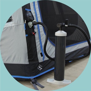 Camping <span class=keywords><strong>Fun</strong></span> OEM - Carpa <span class=keywords><strong>de</strong></span> Camping para 3 Personas, 1 Habitación, con Poste <span class=keywords><strong>de</strong></span> Aire Grande, Apertura Automática Rápida, Impermeable, para las 4 Estaciones, 2000-3000 mm - Product Image 5