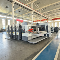 Nouvelle machine de découpe et de rainurage Oray entièrement automatique 1224 haute vitesse 220 pièces/min, format de feuille max. 1200x2500mm, imprimante 3 couleurs, servomoteur anti-écrasement