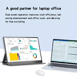 Monitor portatile ad alta definizione in lega di alluminio FHD da 17.3 pollici (60Hz), Display interruttore esterno, schermo di espansione - Product Image 3