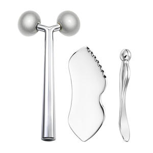 Rodillo Facial de Microcorriente con Doble Bola, ABS+Silicona, Certificado CE, Herramienta de Infusión para Uso Doméstico, Reduce Arrugas del Cuello y Mejora la Piel - Product Image 5