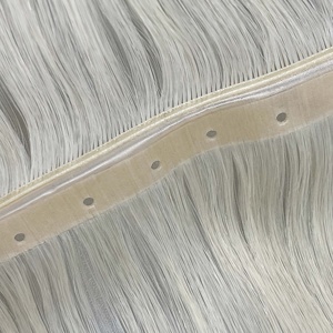ต่อผมหรูหราแบบรัสเซีย  ชนิดผีเสื้อ  ผมแท้บริสุทธิ์  Genius Weft สี 1B สำหรับใช้ในร้านเสริมสวยมืออาชีพ - Product Image 5