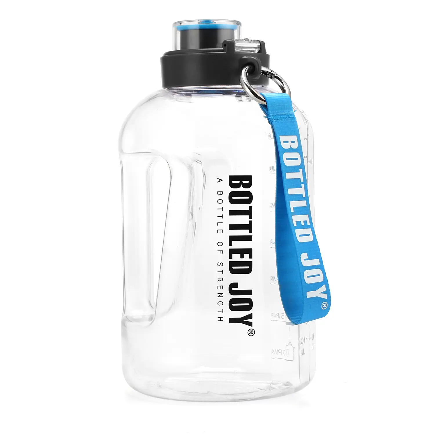 Garrafa de água de plástico para academia, 2.2l, eco friendly, bpa, logotipo personalizado, com canudo, plástico